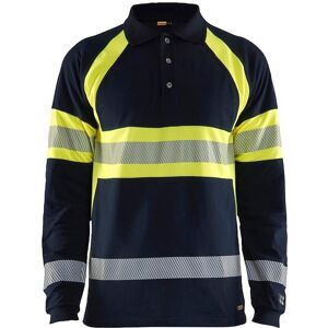 Blakläder, Arbeitsjacke, Multinorm-Poloshirt, marineblau / gelb, Unisex-Grösse: L (L) Blakläder, Arbeitsjacke, Multinorm-Poloshirt, marineblau / gelb, Unisex-Grösse: L (L)