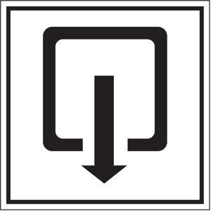 Brady, Sicherheitskennzeichnung, PIC 241-148X148-B7541 (BRANDED), Hinweisschilder - Ausgang Brady, Sicherheitskennzeichnung, PIC 241-148X148-B7541 (BRANDED), Hinweisschilder - Ausgang