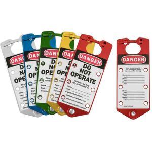 Brady, Sicherheitskennzeichnung, etikettierter Anhänger, Kombipack, 76mm x 180mm, "Danger Do Not Operate.... etc", für nachtr Brady, Sicherheitskennzeichnung, etikettierter Anhänger, Kombipack, 76mm x 180mm, "Danger Do Not Operate.... etc", für nachtr