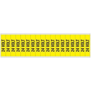 Brady, Sicherheitskennzeichnung, Kennzeichnungen für Leitungen und Stromspannung, 24 Volt Brady, Sicherheitskennzeichnung, Kennzeichnungen für Leitungen und Stromspannung, 24 Volt