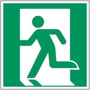 Brady, Sicherheitskennzeichnung, ISO-Sicherheitsschild - Notausgang links Brady, Sicherheitskennzeichnung, ISO-Sicherheitsschild - Notausgang links