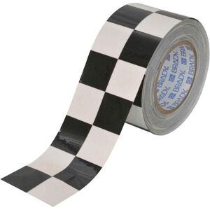 Brady, Sicherheitskennzeichnung, TS-76.20-514-BK/WT-CHK-RL, ToughStripe, Bodenmarkierbänder, Polyester, Schwarz/Weiss (kariert Brady, Sicherheitskennzeichnung, TS-76.20-514-BK/WT-CHK-RL, ToughStripe, Bodenmarkierbänder, Polyester, Schwarz/Weiss (kariert