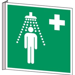 Brady, Sicherheitskennzeichnung, ISO-Sicherheitsschild - Notdusche Brady, Sicherheitskennzeichnung, ISO-Sicherheitsschild - Notdusche