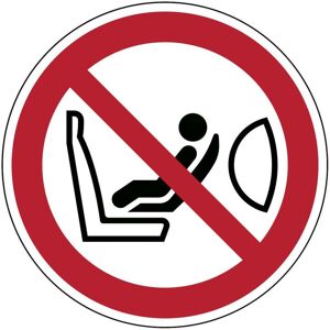 Brady, Sicherheitskennzeichnung, ISO-Sicherheitsschild - Kindersitz einbauen verboten Brady, Sicherheitskennzeichnung, ISO-Sicherheitsschild - Kindersitz einbauen verboten