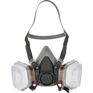 3M Atemschutzmaske, Halbmaske mit Wechselfiltern (A2P2, 1x) 3M Atemschutzmaske, Halbmaske mit Wechselfiltern (A2P2, 1x)