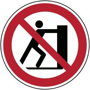 Brady, Sicherheitskennzeichnung, No pushing - ISO 7010 Brady, Sicherheitskennzeichnung, No pushing - ISO 7010