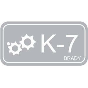 Brady, Sicherheitskennzeichnung, B-7527, Polypropylen Schild, Energy Source Tag - Kinetic, 75 x 38mm, Grau auf Weiss, Beschrif Brady, Sicherheitskennzeichnung, B-7527, Polypropylen Schild, Energy Source Tag - Kinetic, 75 x 38mm, Grau auf Weiss, Beschrif