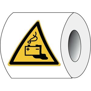 Brady, Sicherheitskennzeichnung, ISO 7010 PIC W026 B-7541 ISO Sicherheitskennzeichnung - Warnung vor Gefahren durch Batteri Brady, Sicherheitskennzeichnung, ISO 7010 PIC W026 B-7541 ISO Sicherheitskennzeichnung - Warnung vor Gefahren durch Batteri