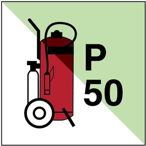 Brady, Sicherheitskennzeichnung, IMO - Feuerlöscher auf Rädern P50 Brady, Sicherheitskennzeichnung, IMO - Feuerlöscher auf Rädern P50