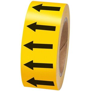 Brady, Sicherheitskennzeichnung, B-7541, Rohrmarkierung - Pfeilbänder, Laminierter Polyester, Schwarz auf Gelb, 50.00 mm x 33 Brady, Sicherheitskennzeichnung, B-7541, Rohrmarkierung - Pfeilbänder, Laminierter Polyester, Schwarz auf Gelb, 50.00 mm x 33