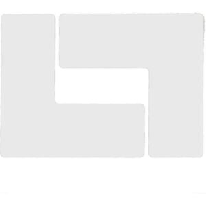 Brady, Sicherheitskennzeichnung, B-514, ToughStripe, Bodenmarkierung L-Form, Polyester, Wei, 76,2 x 203,2mm (1 VE = 20 Stck Brady, Sicherheitskennzeichnung, B-514, ToughStripe, Bodenmarkierung L-Form, Polyester, Wei, 76,2 x 203,2mm (1 VE = 20 Stck