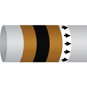 Brady, Sicherheitskennzeichnung, B-7541, ISO 14726 IMO Rohrmarkierer - HFO (Schweres Heizöl), Polyester, Braun/Schwarz/Braun Brady, Sicherheitskennzeichnung, B-7541, ISO 14726 IMO Rohrmarkierer - HFO (Schweres Heizöl), Polyester, Braun/Schwarz/Braun