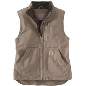Carhartt, Damen, Westen, Sherpa Lined Mock Neck Vest Taupe Grey Gr.S, Grau, (S) Carhartt, Damen, Westen, Sherpa Lined Mock Neck Vest Taupe Grey Gr.S, Grau, (S)