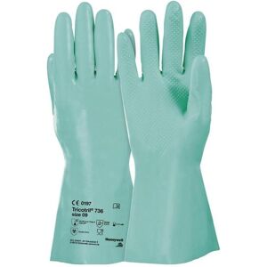 Honeywell, Schutzhandschuhe, Chemikalienhandschuhe Tricotril 736 Grösse 9 grün EN 388, EN 374 PSA-Kategorie III (9) Honeywell, Schutzhandschuhe, Chemikalienhandschuhe Tricotril 736 Grösse 9 grün EN 388, EN 374 PSA-Kategorie III (9)