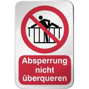 Brady, Sicherheitskennzeichnung, P/P071/DE425/RFLBD-400X600-1, ISO-Sicherheitsschild - Absperrung nicht überqueren Brady, Sicherheitskennzeichnung, P/P071/DE425/RFLBD-400X600-1, ISO-Sicherheitsschild - Absperrung nicht überqueren