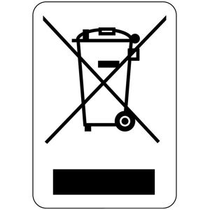 Brady, Sicherheitskennzeichnung, WEEE - weiss, B-7541, Symbol "Nicht in die Mülltonne", 15x20 mm(5000 E.) Brady, Sicherheitskennzeichnung, WEEE - weiss, B-7541, Symbol "Nicht in die Mülltonne", 15x20 mm(5000 E.)