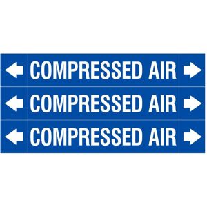 Brady, Sicherheitskennzeichnung, ASME - Rohrmarkierer - Compressed Air Brady, Sicherheitskennzeichnung, ASME - Rohrmarkierer - Compressed Air