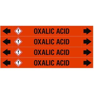 Brady, Sicherheitskennzeichnung, ASME - Rohrmarkierer - Oxalic Acid Brady, Sicherheitskennzeichnung, ASME - Rohrmarkierer - Oxalic Acid