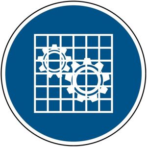 Brady, Sicherheitskennzeichnung, ISO-Sicherheitsschild - Absperrung prüfen Brady, Sicherheitskennzeichnung, ISO-Sicherheitsschild - Absperrung prüfen