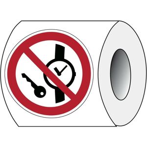Brady, Sicherheitskennzeichnung, ISO 7010 PIC P008 B-7541 ISO Sicherheitskennzeichnung - Mitführen von Metallteilen oder Uh Brady, Sicherheitskennzeichnung, ISO 7010 PIC P008 B-7541 ISO Sicherheitskennzeichnung - Mitführen von Metallteilen oder Uh