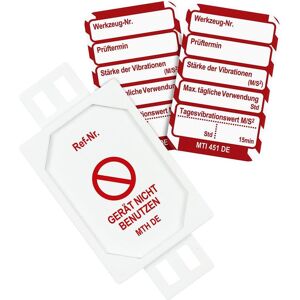 Brady, Sicherheitskennzeichnung, MIC-DE-PK-MTI-451-RD, Microtag Set, 20 x Microtag Halter, 20 x Microtag Einsteckschild (Wei Brady, Sicherheitskennzeichnung, MIC-DE-PK-MTI-451-RD, Microtag Set, 20 x Microtag Halter, 20 x Microtag Einsteckschild (Wei
