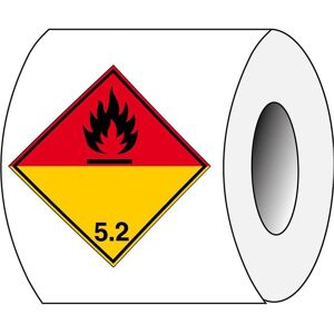 Brady, Sicherheitskennzeichnung, ADR 5.2 B-7541 Transportschild Klasse 5 : Oxidierende Stoffe und organische Peroxyde Lami Brady, Sicherheitskennzeichnung, ADR 5.2 B-7541 Transportschild Klasse 5 : Oxidierende Stoffe und organische Peroxyde Lami
