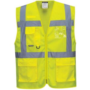 Portwest, Arbeitsjacke, Warn-Meshweste Athen Executive, leuchtgelb, EN ISO 20471, 100% PL, Gr. 2XL (XXL) Portwest, Arbeitsjacke, Warn-Meshweste Athen Executive, leuchtgelb, EN ISO 20471, 100% PL, Gr. 2XL (XXL)