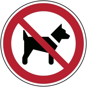 Brady, Sicherheitskennzeichnung, ISO Safety Sign - No dogs Brady, Sicherheitskennzeichnung, ISO Safety Sign - No dogs