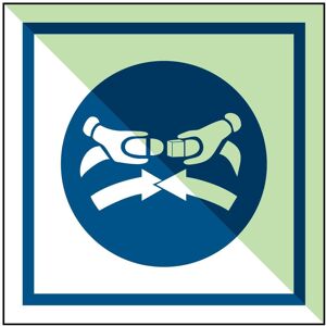 Brady, Sicherheitskennzeichnung, Sicherheitsgurt benutzen – IMO Brady, Sicherheitskennzeichnung, Sicherheitsgurt benutzen – IMO