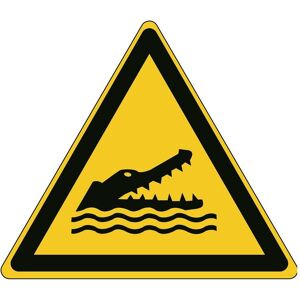 Brady, Sicherheitskennzeichnung, ISO-Sicherheitsschild - Warnung vor Krokodilen, Alligatoren oder Kaimanen Brady, Sicherheitskennzeichnung, ISO-Sicherheitsschild - Warnung vor Krokodilen, Alligatoren oder Kaimanen