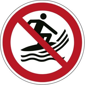 Brady, Sicherheitskennzeichnung, ISO-Sicherheitsschild - Keine Surf-Fahrzeuge Brady, Sicherheitskennzeichnung, ISO-Sicherheitsschild - Keine Surf-Fahrzeuge