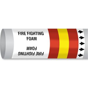Brady, Sicherheitskennzeichnung, B-7541, ISO 14726 IMO Rohrmarkierer - Fire Fighting Foam (Schaum zur Brandbekämpfung), Polye Brady, Sicherheitskennzeichnung, B-7541, ISO 14726 IMO Rohrmarkierer - Fire Fighting Foam (Schaum zur Brandbekämpfung), Polye