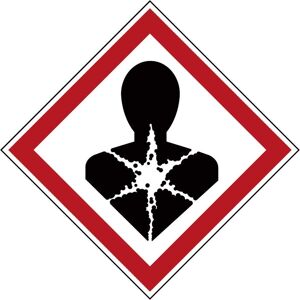 Brady, Sicherheitskennzeichnung, PIC 1807-100*100-B7541-RLL-C, GHS-Symbole - Gesundheitsschädlich, Polyester laminiert, Rot & Brady, Sicherheitskennzeichnung, PIC 1807-100*100-B7541-RLL-C, GHS-Symbole - Gesundheitsschädlich, Polyester laminiert, Rot &