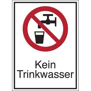 Brady, Sicherheitskennzeichnung, STD-426-131x185-B7541, Verbotsschilder - Kein Trinkwasser Brady, Sicherheitskennzeichnung, STD-426-131x185-B7541, Verbotsschilder - Kein Trinkwasser