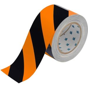 Brady, Sicherheitskennzeichnung, TS-101.60-514-OR/BK-STR-RL, ToughStripe, Bodenmarkierbänder, Polyester, Orange/Schwarz (gest Brady, Sicherheitskennzeichnung, TS-101.60-514-OR/BK-STR-RL, ToughStripe, Bodenmarkierbänder, Polyester, Orange/Schwarz (gest