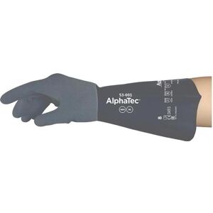 Ansell, Schutzhandschuhe, Chemiehandschuhe AlphaTec 53-001 Grösse 9 grau/schwarz EN 388, EN 374, EN 407 PSA-Kategorie III (9) Ansell, Schutzhandschuhe, Chemiehandschuhe AlphaTec 53-001 Grösse 9 grau/schwarz EN 388, EN 374, EN 407 PSA-Kategorie III (9)