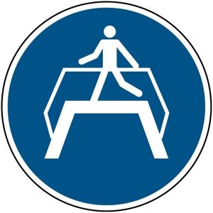 Brady, Sicherheitskennzeichnung, B-7667, ISO 7010 Bodensicherheitsschild - Übergang benutzen (M023), Laminierter Anti-Rutsch- Brady, Sicherheitskennzeichnung, B-7667, ISO 7010 Bodensicherheitsschild - Übergang benutzen (M023), Laminierter Anti-Rutsch-
