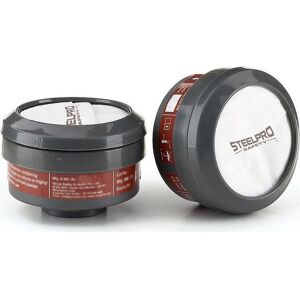 BigBuy, Atemschutzmaske, Filter fp abek1p3 (2 Stück) (ABEK1P3, 2x) BigBuy, Atemschutzmaske, Filter fp abek1p3 (2 Stück) (ABEK1P3, 2x)