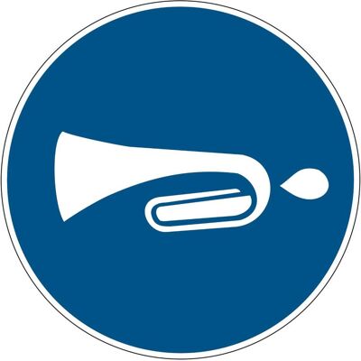 Brady, Sicherheitskennzeichnung, PIC 277-DIA 200-B7541, Gebotsschilder - Signal geben Brady, Sicherheitskennzeichnung, PIC 277-DIA 200-B7541, Gebotsschilder - Signal geben