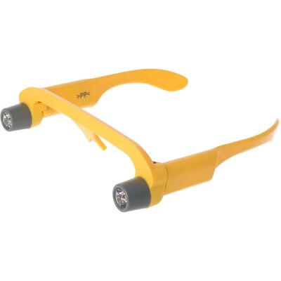 Indexa, Schutzbrille + Gesichtsschutz, Arbeits-Leucht-Brille mit Standard Krypton Birnchen für 4x Micro AAA Batterien Indexa, Schutzbrille + Gesichtsschutz, Arbeits-Leucht-Brille mit Standard Krypton Birnchen für 4x Micro AAA Batterien
