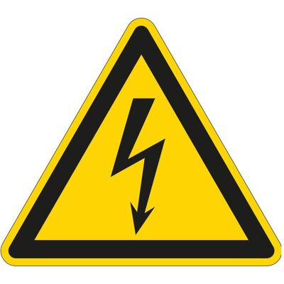Brady, Sicherheitskennzeichnung, ISO 7010 PIC W012, B-7527, Warnschilder für Elektrische Einrichtungen - Warnung vor gefährlic Brady, Sicherheitskennzeichnung, ISO 7010 PIC W012, B-7527, Warnschilder für Elektrische Einrichtungen - Warnung vor gefährlic