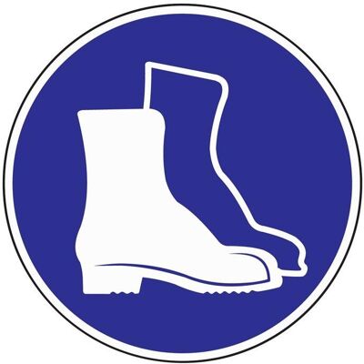 HP Autozubehör, Sicherheitskennzeichnung, Gebotszeichen ASR A1.3/BGV A8 Fussschutz benutzen Folie HP Autozubehör, Sicherheitskennzeichnung, Gebotszeichen ASR A1.3/BGV A8 Fussschutz benutzen Folie