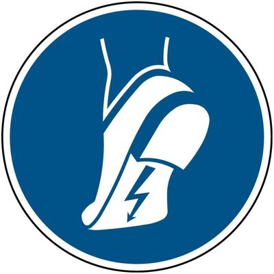 Brady, Sicherheitskennzeichnung, B-7667, ISO 7010 Bodensicherheitsschild - Antistatisches Schuhwerk benutzen (M032), Laminier Brady, Sicherheitskennzeichnung, B-7667, ISO 7010 Bodensicherheitsschild - Antistatisches Schuhwerk benutzen (M032), Laminier