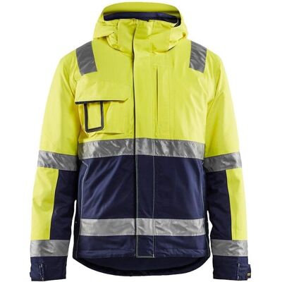 Blakläder, Arbeitsjacke, Warnschutz Winterjacke, gelb / marineblau, Unisex-Grösse: M (M) Blakläder, Arbeitsjacke, Warnschutz Winterjacke, gelb / marineblau, Unisex-Grösse: M (M)