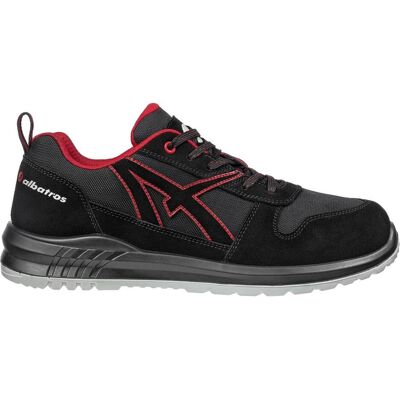 Albatros, Sicherheitsschuhe, Berufsschuh CLIFTON ST LOW Grösse 45 schwarz/rot hydrophobiertes Veloursleder O2 EN ISO 20347 (O2, 45) Albatros, Sicherheitsschuhe, Berufsschuh CLIFTON ST LOW Grösse 45 schwarz/rot hydrophobiertes Veloursleder O2 EN ISO 20347 (O2, 45)