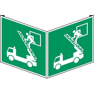 Brady, Sicherheitskennzeichnung, ISO 7010 PIC E017 B-455 ISO Sicherheitskennzeichnung - Notausstieg Polyvinylchlorid (PVC) Brady, Sicherheitskennzeichnung, ISO 7010 PIC E017 B-455 ISO Sicherheitskennzeichnung - Notausstieg Polyvinylchlorid (PVC)
