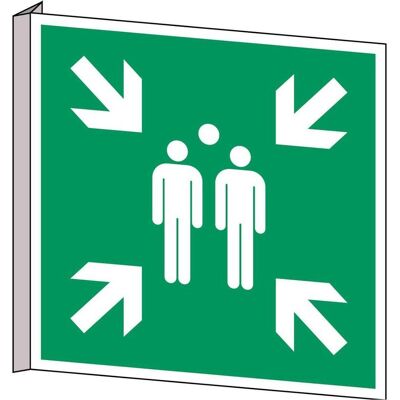 Brady, Sicherheitskennzeichnung, ISO-Sicherheitsschild - Sammelstelle Brady, Sicherheitskennzeichnung, ISO-Sicherheitsschild - Sammelstelle