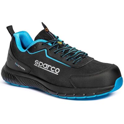 Sparco, Sicherheitsschuhe, Sicherheits-Schuhe traction nubuck takuma esd s3s sr fo hro sc Schwarz (44) Sparco, Sicherheitsschuhe, Sicherheits-Schuhe traction nubuck takuma esd s3s sr fo hro sc Schwarz (44)