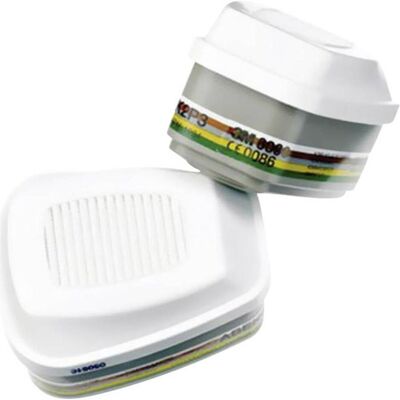 3M Atemschutzmaske, Gas- und Kombifilter 6099 2 Pa (A2, e2, HG-P3D, K2, 4x) 3M Atemschutzmaske, Gas- und Kombifilter 6099 2 Pa (A2, e2, HG-P3D, K2, 4x)
