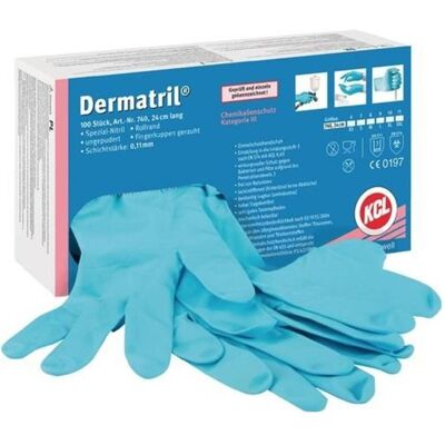 KCL, Schutzhandschuhe, Einweg-Nitril-Handschuhe Dermatril 740 (11) KCL, Schutzhandschuhe, Einweg-Nitril-Handschuhe Dermatril 740 (11)